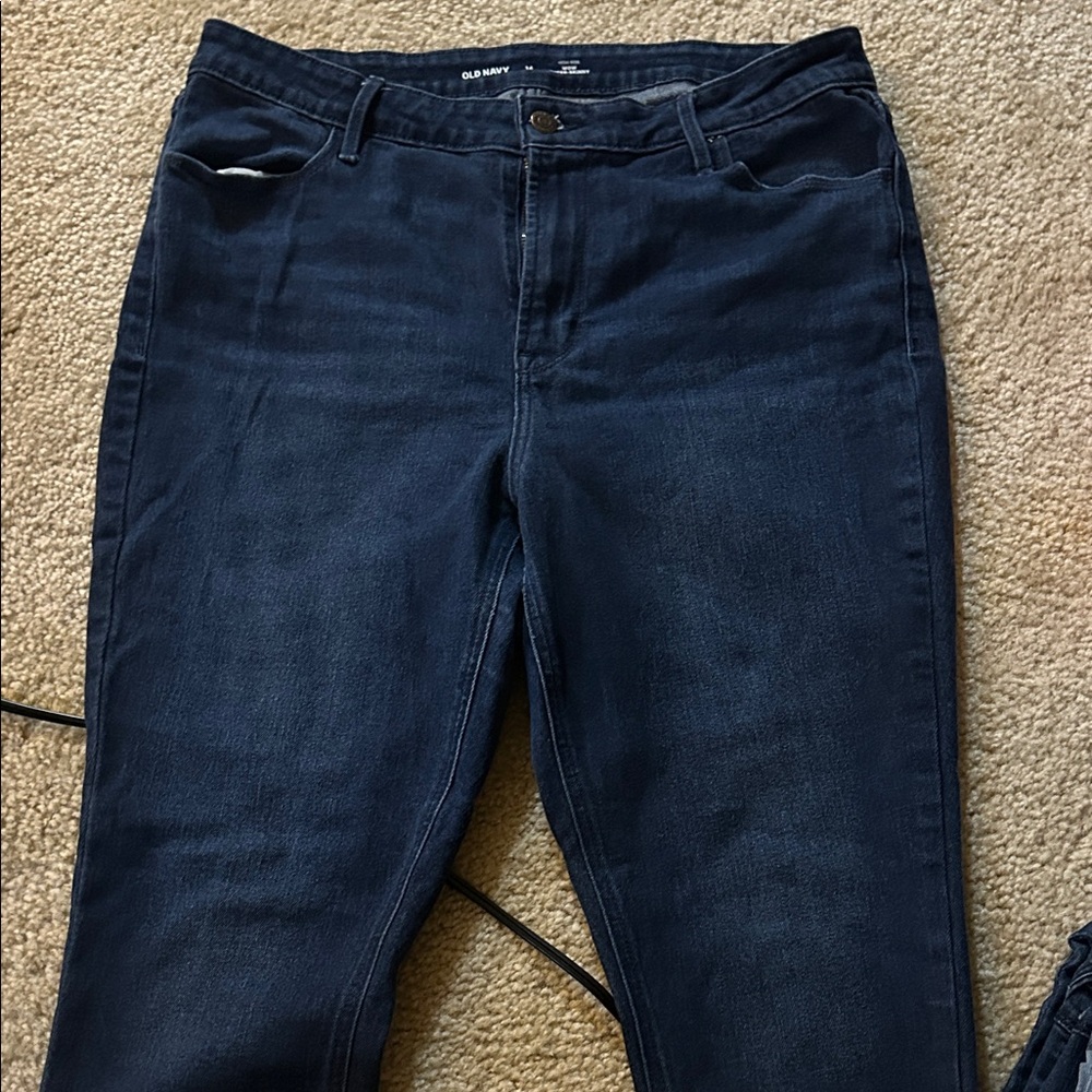 Old Navy Women's Deep Indigo Skinny Jeans